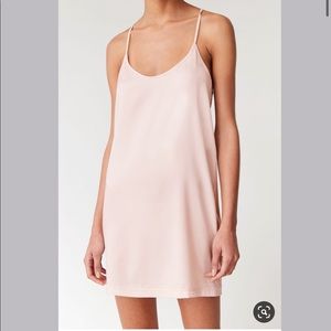 COS Stretch Mulberry Silk Slip Dress